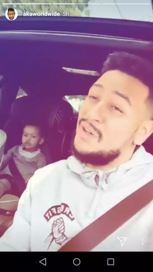 AKA And His Daughter, Kairo Look Cute In New Photos